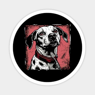 Retro Art Dalmatian dog Dog Lover Magnet
